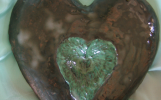 Coeur en vert -55 euros-